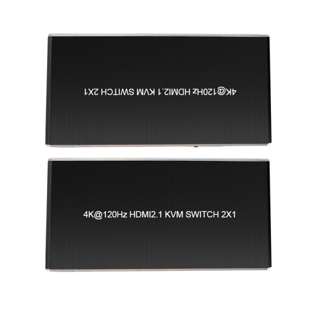 8K60 HDMI 2.1 KVM Switch 2 Port with Hotkey & EDID