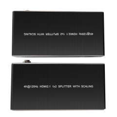 8K60 HDMI 2.1 Splitter 1x2 48Gbps with HDR EDID