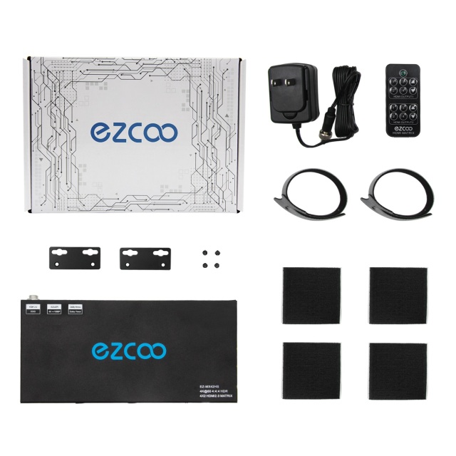 4K60 HDMI 2.0 Matrix 4x2 with HDR Scaler SPDIF Audio