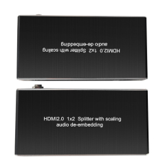 4K60 HDMI Splitter 1x2 with SPDIF Audio EDID Downscale