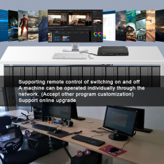 4K60 16x1 HDMI KVM Switch USB 3.0 Remote Control