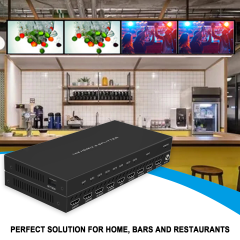 4K60 HDMI Splitter 1x8 with Downscaling