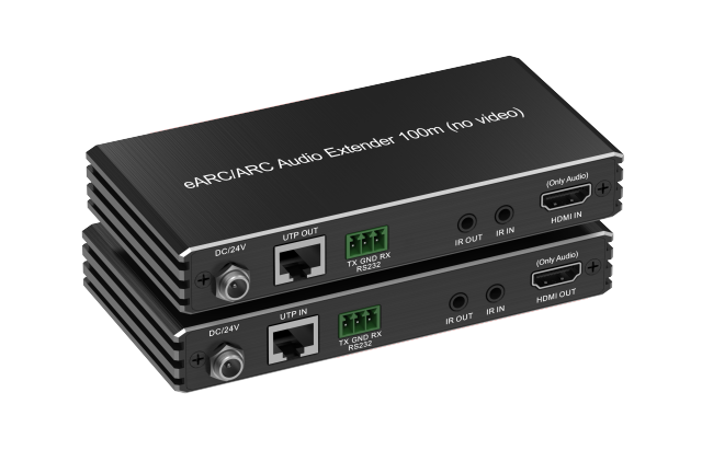HDMI eARC ARC Audio Extender | 100m Audio over Ethernet with PoE