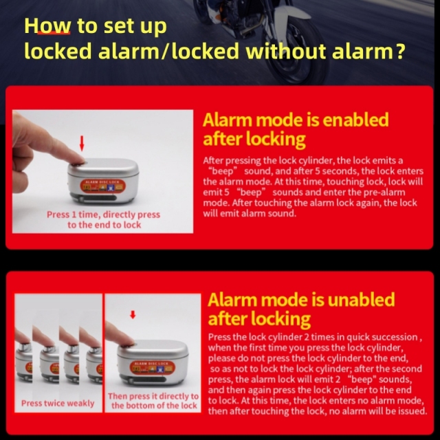 Alarm Disc Lock D3
