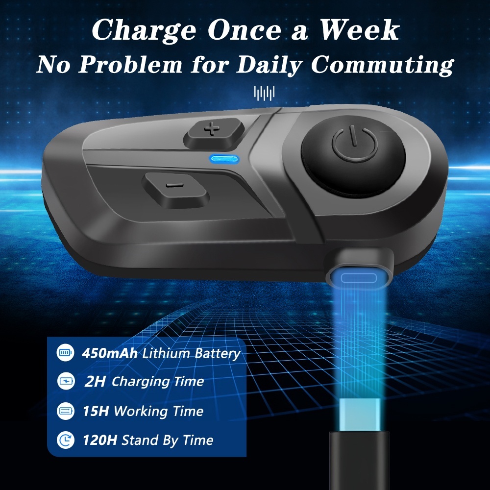 Helmet Headset L1 — Professional Bluetooth Headset for Motorcycle Helmet | Wholesale & OEM Available