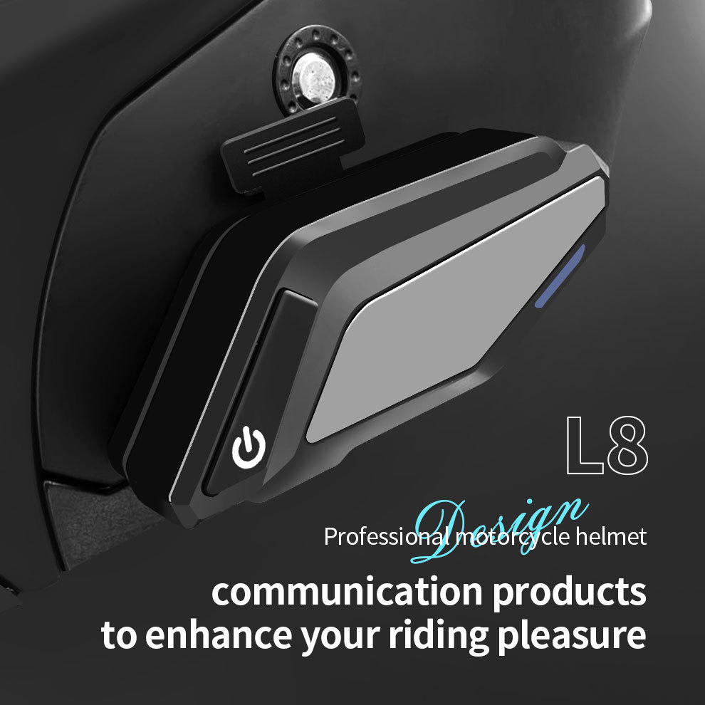 L8 Helmet Bluetooth Headset | 39g Ultralight | BT5.3 | IPX6 | 15H Battery | OEM Manufacturer – Voiture