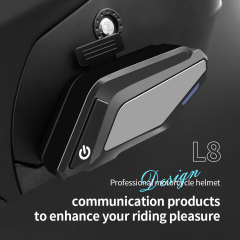 L8 Helmet Bluetooth Headset | 39g Ultralight | BT5.3 | IPX6 | 15H Battery | OEM Manufacturer – Voiture