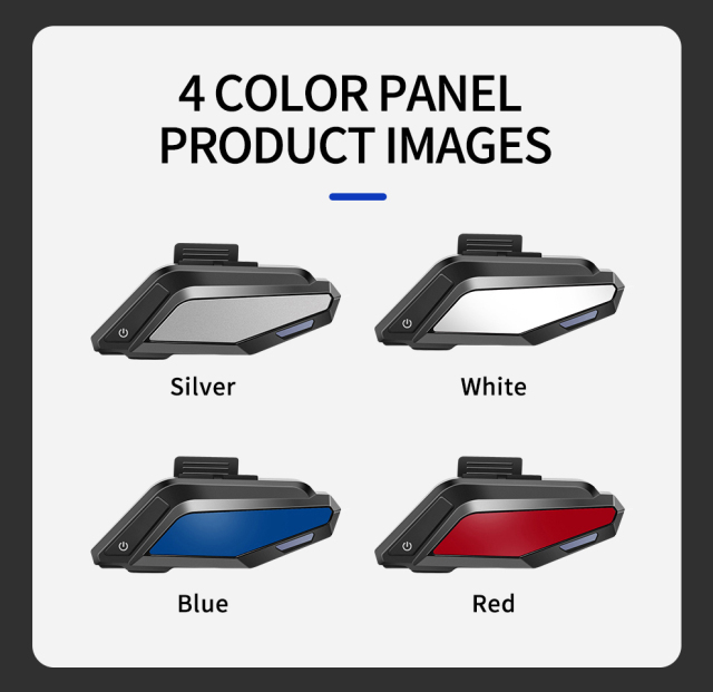 L8 Pro Helmet Bluetooth Headset | 35H Battery | 4 Color Panels | Dual Phone | BT5.3 | IP65 | OEM – Voiture