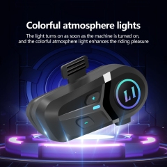 L1 Plus Helmet Bluetooth Headset | RGB Atmosphere Light | BT5.3 | Dual Phone | IP65 | OEM Manufacturer – Voiture