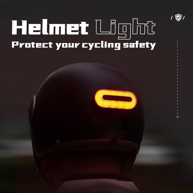 TK526 Helmet Tail Light | 14 LED 600lm | 4 Modes | 650mAh | 12H | TYPE-C | Motorcycle & Bicycle | OEM ‒ Voiture