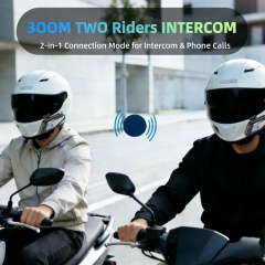 L8 Helmet Intercom Headset | 300M 2-Rider Intercom | BT5.4 | CVC+DSP | Mood Light | IP65 | OEM Manufacturer ‒ Voiture