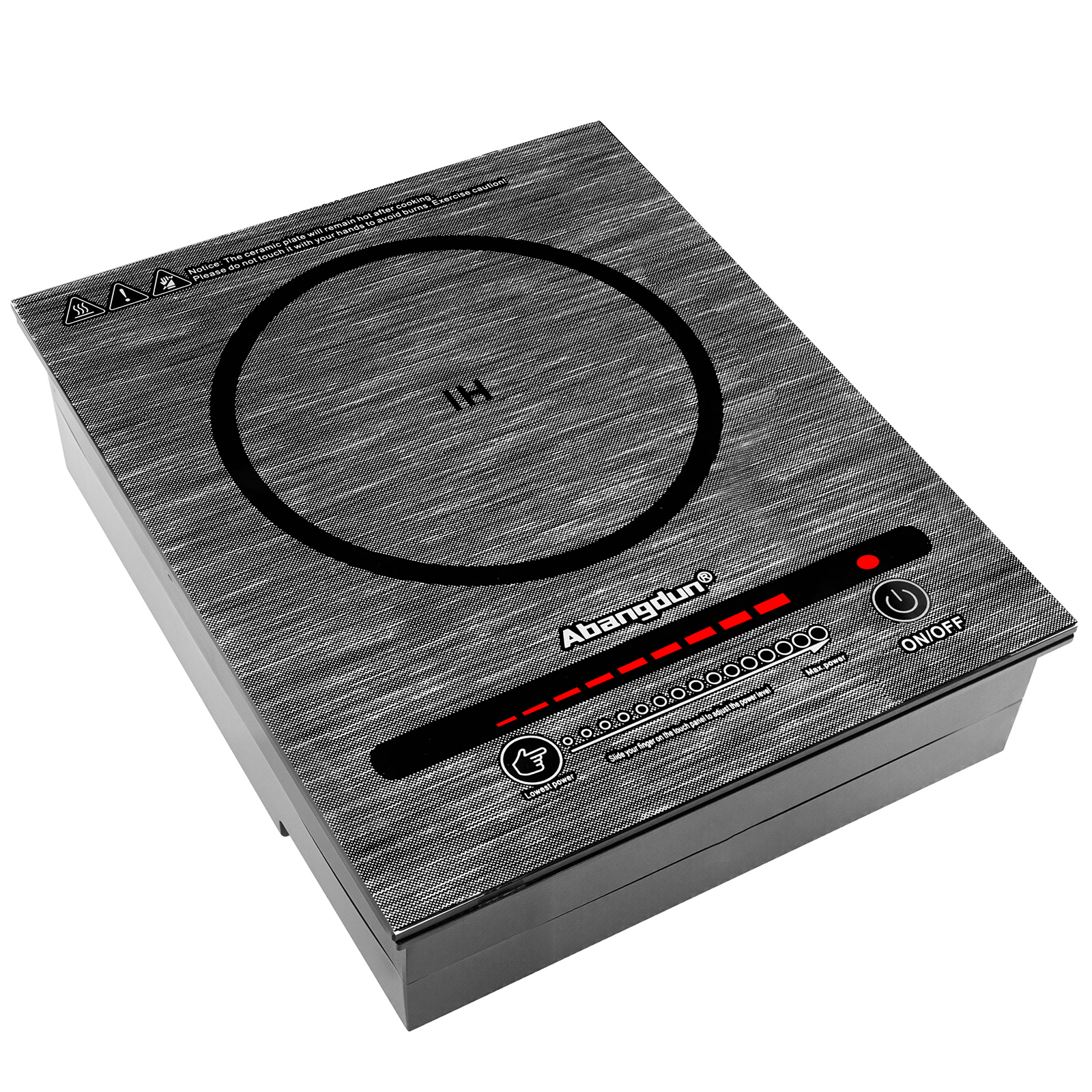 Abangdun Mini Induction Cooktop, 500W /110V Mini Electric Countertop Burners Portable Small Induction Hot Plate