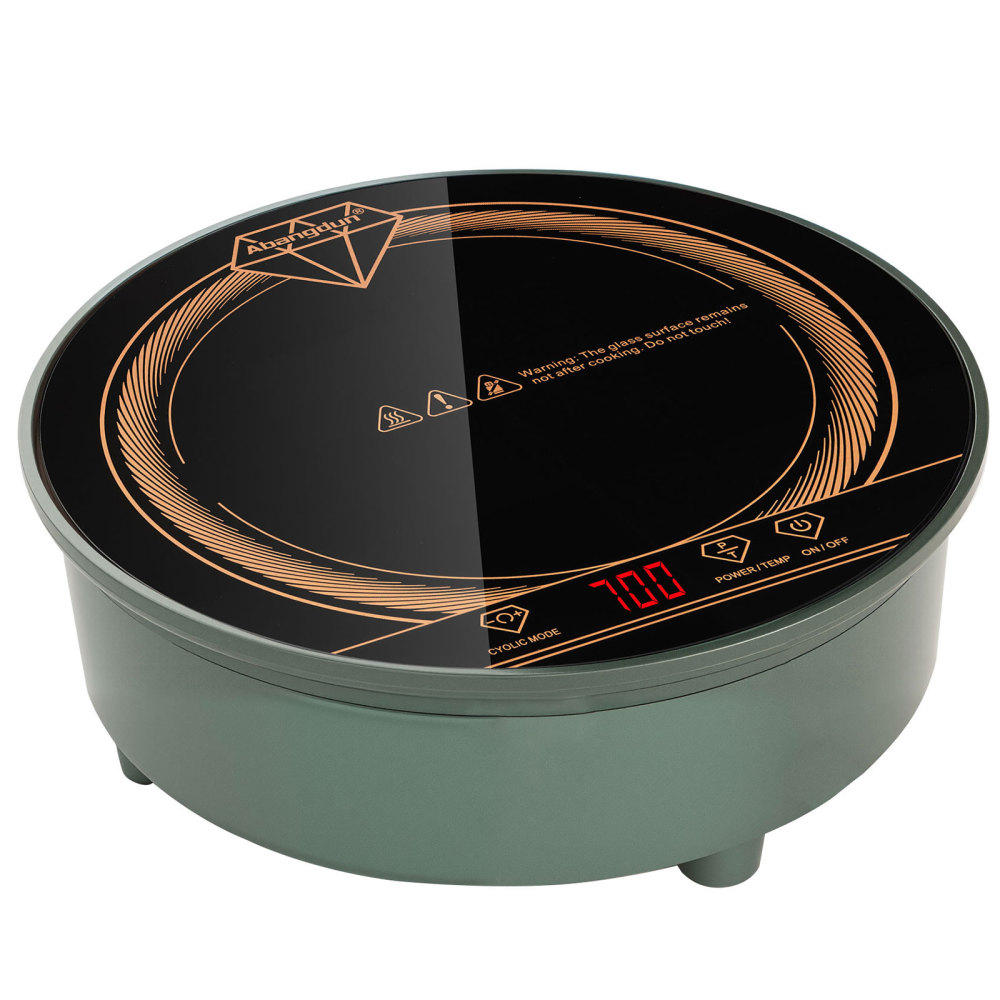 Abangdun Mini Induction Cooktop, Small Burner 700W/120V Mini Hot Plate Electric Stove Cookter for Traveling Camping small kitchen spaces Small Induction Cooktop for Coffee,Tea & Milk