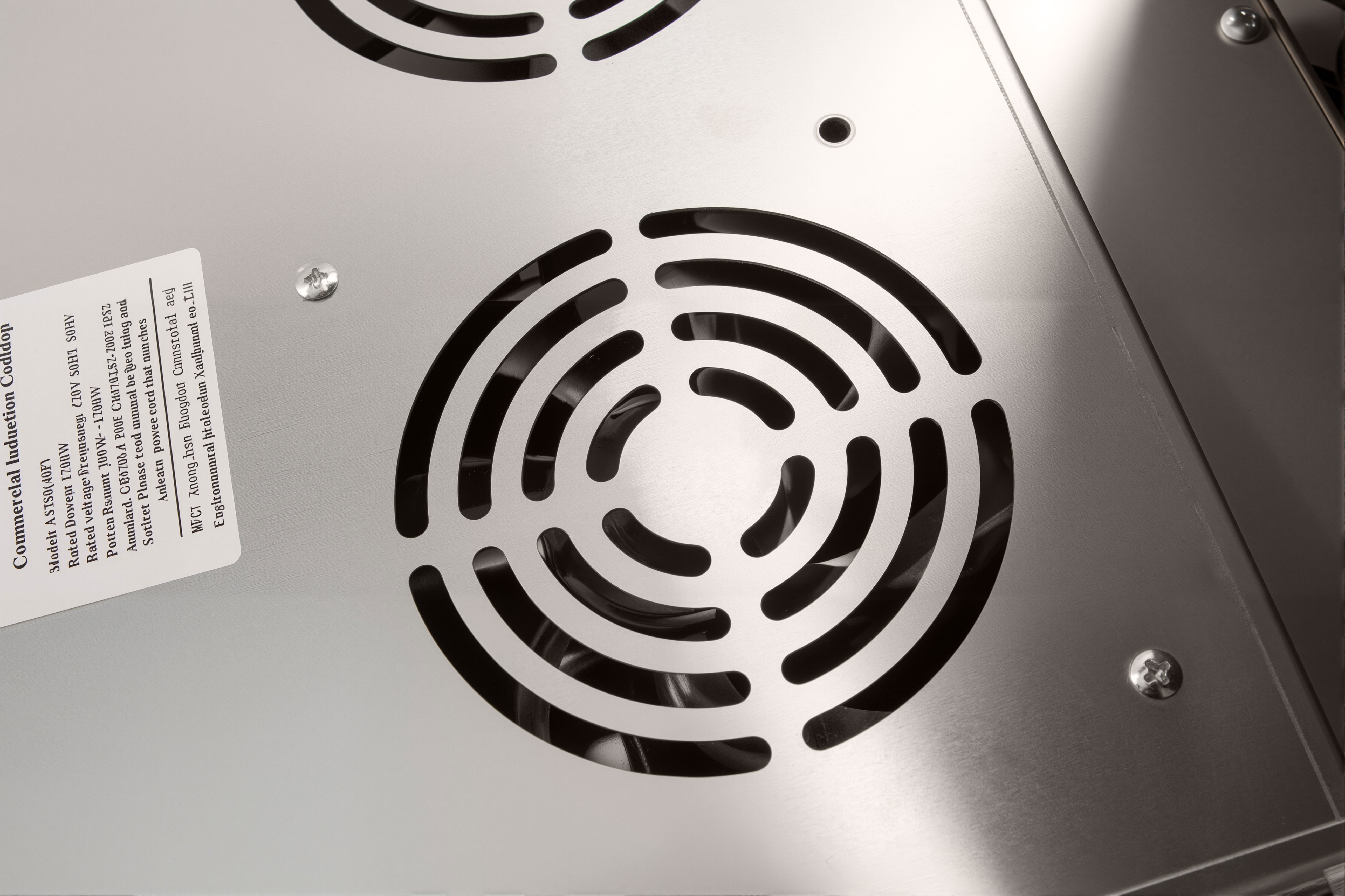 Abangdun 40Fcommercial induction cooktop bottom view