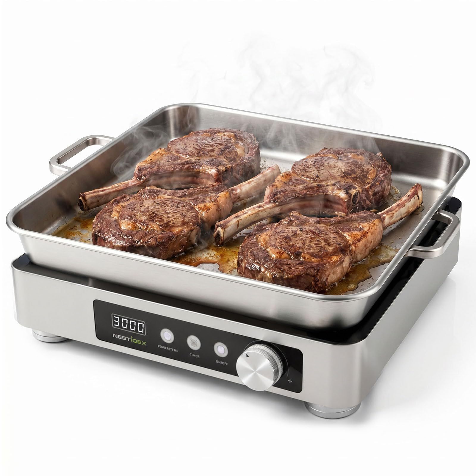Abangdun 40F30 commercial induction cooktop for front view