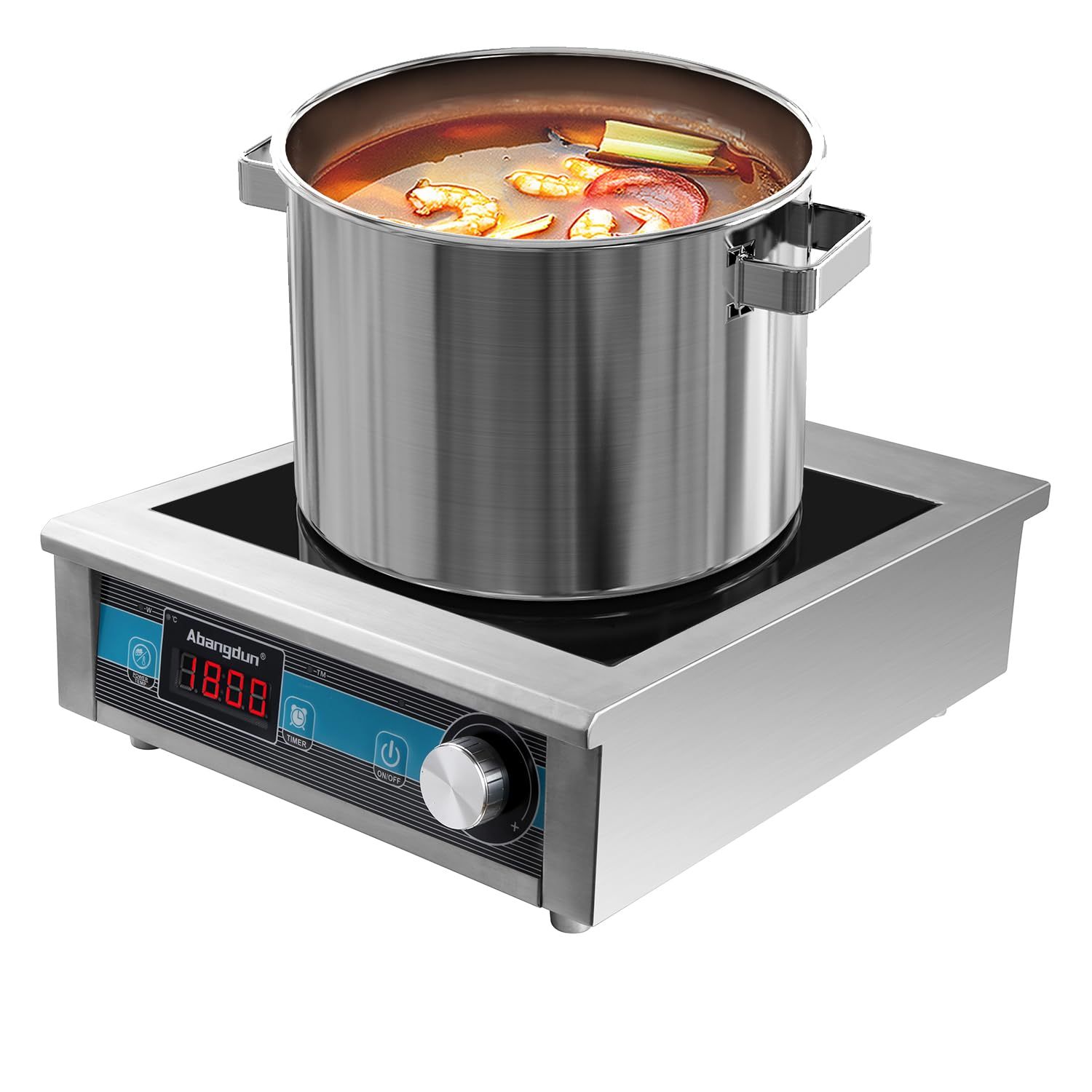 1800W Commercial Induction Cooktop Countertop Electric Stove