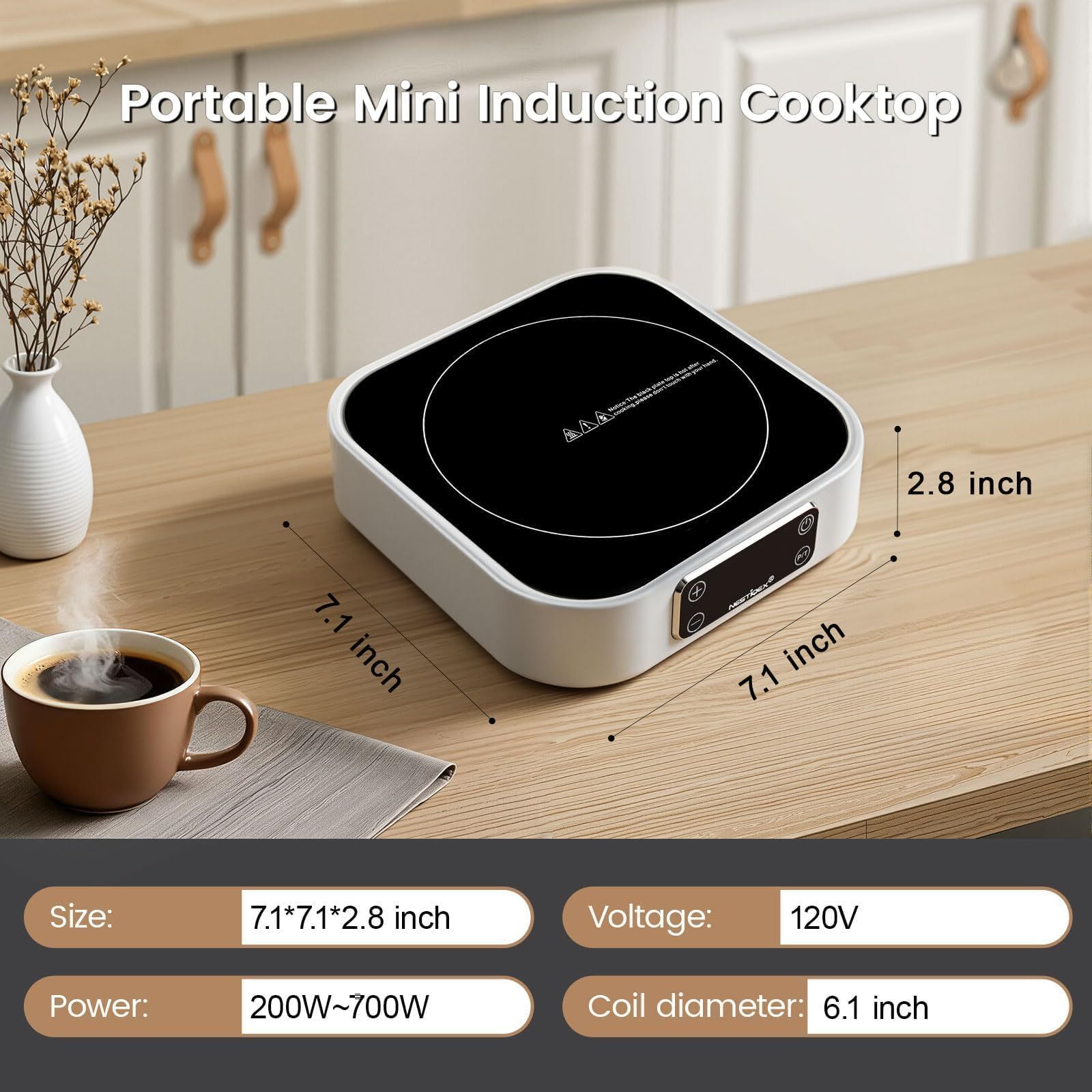 Nestiqex 18F commercial induction cooktop kitchen   application kitchen use 