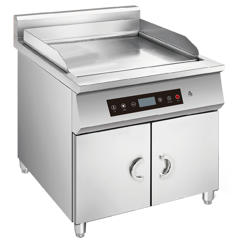 1800W Commercial Standing Induction Griddles With Touch Control | OEM/ODM Supported