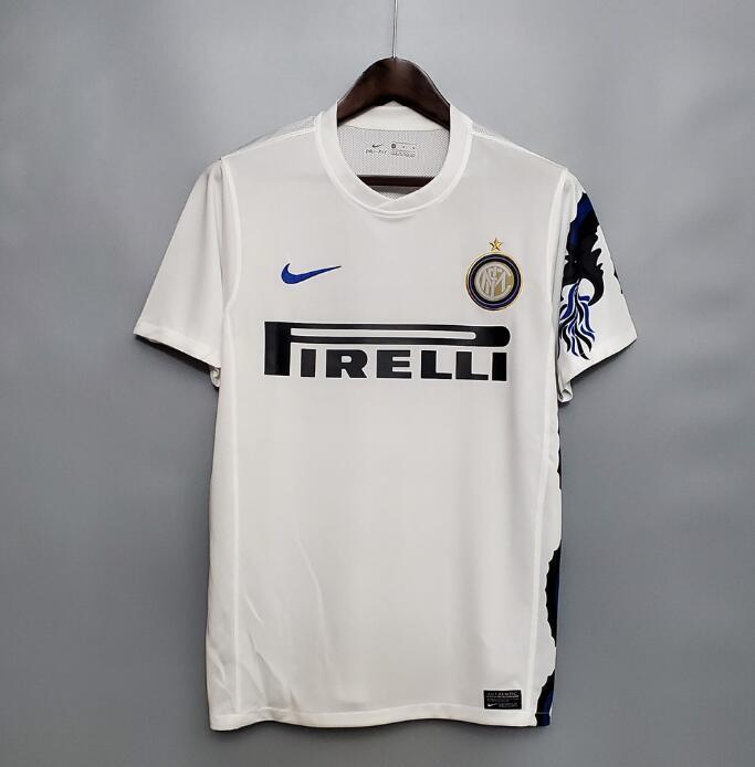 Retro 2010-11 Inter Milan away SNSIJDER J.ZANETTI MILITO ETO'O  Football jersey retro