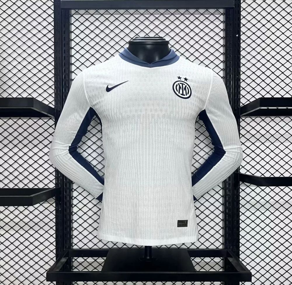 Player 2024-25 Inter Milan Away Long Sleeves Football jersey