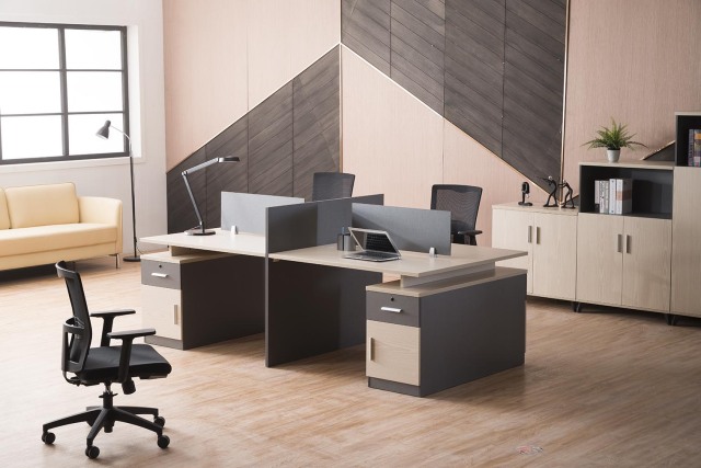 4 Seats Office Cubicle Workstation