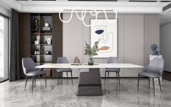 Nordic Extendable Sintered Stone Dining Table