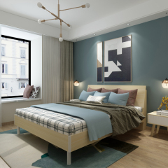 Cadre de lit simple pour adultes