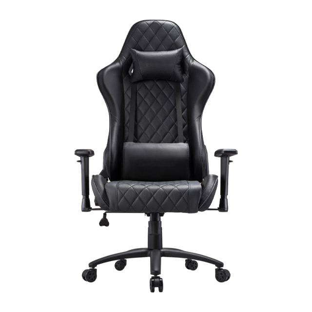 Chaise de jeu RVB noire