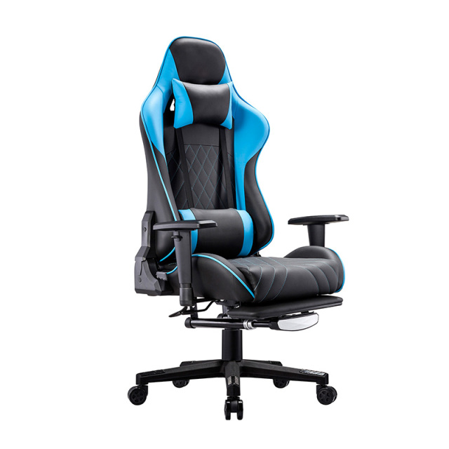 اشترِ كرسي ألعاب GT Racing Dxracer الجديد مع مسند للقدمين وتدليك