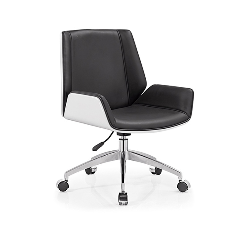 Bürostuhl Holz Chefsessel Leder