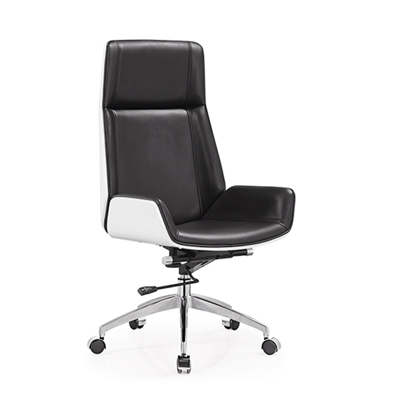 Bürostuhl Holz Chefsessel Leder