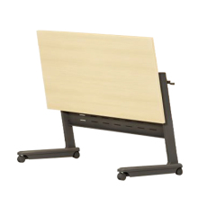 أثاث مدرسي قابل للطي والتحريك، مصنوع من أرجل فولاذية مدلفنة على البارد، مكتب تدريب معدني لغرفة التدريب