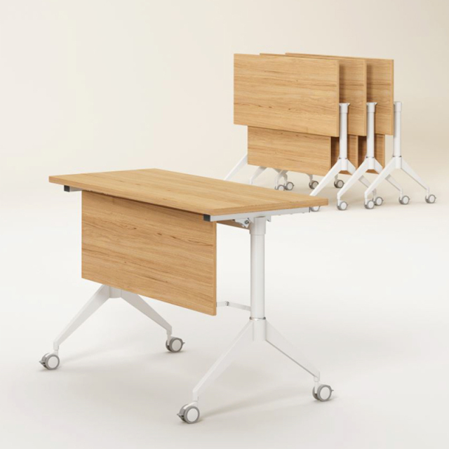 طاولة كمبيوتر محمول قابلة للطي للدراسة في قاعة المحاضرات الجامعية