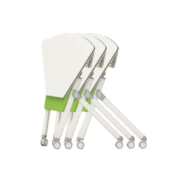 مكتب قابل للطي لغرفة الاجتماعات مع عجلات وطاولة تدريب مكتبية قابلة للطي