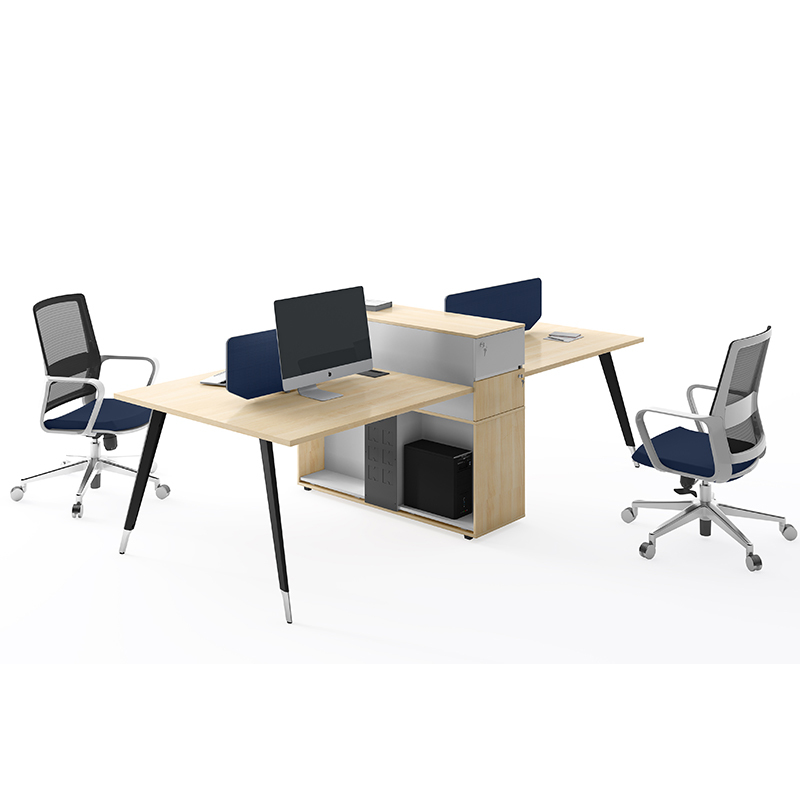 Four-Person Modern Workstation For Office Or Co-Working Home Area