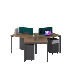 طاولة تقسيم حديثة لمكتب العمل بأربعة أو ستة أو ثمانية أوضاع