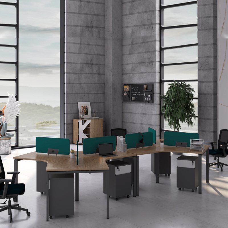 Table Partition Modern 4/6/8 Position Office Workstation Desk