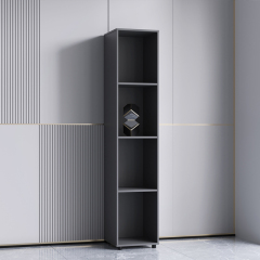 Aktenschrank aus Holz im Vintage-Stil mit 3 Regalen