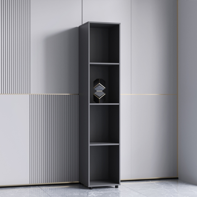 Aktenschrank aus Holz im Vintage-Stil mit 3 Regalen