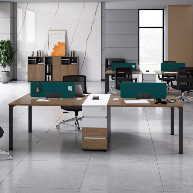 Coworking Spaces Office Table Workstation Modular 4 Person