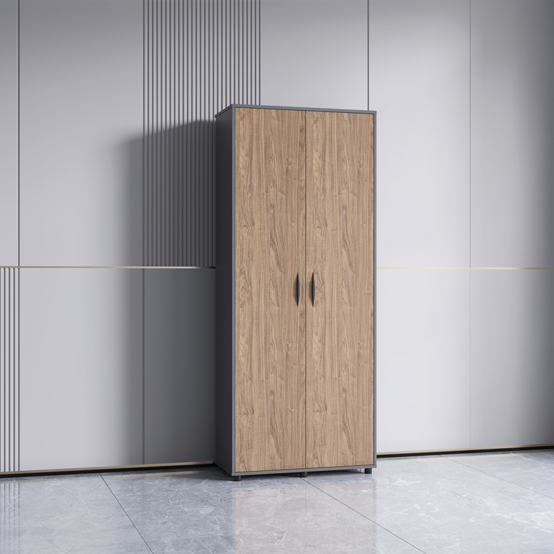 Vintage Inspired Wood Filing Cabinet with 3 Shelves