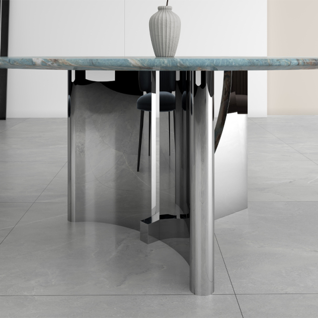 Table à manger en ardoise personnalisée haut de gamme