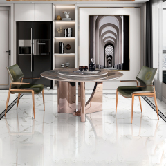 Table à manger en ardoise personnalisée haut de gamme