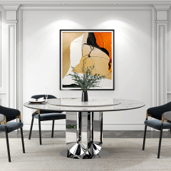 Luxury Dining Table Set 4 Chairs