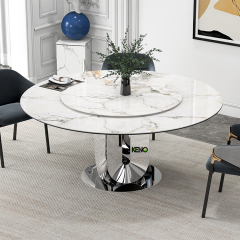 Luxury Dining Table Set 4 Chairs