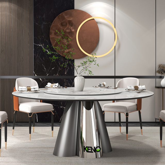 Modern Susan Lazy Dining Table for 8 or 10