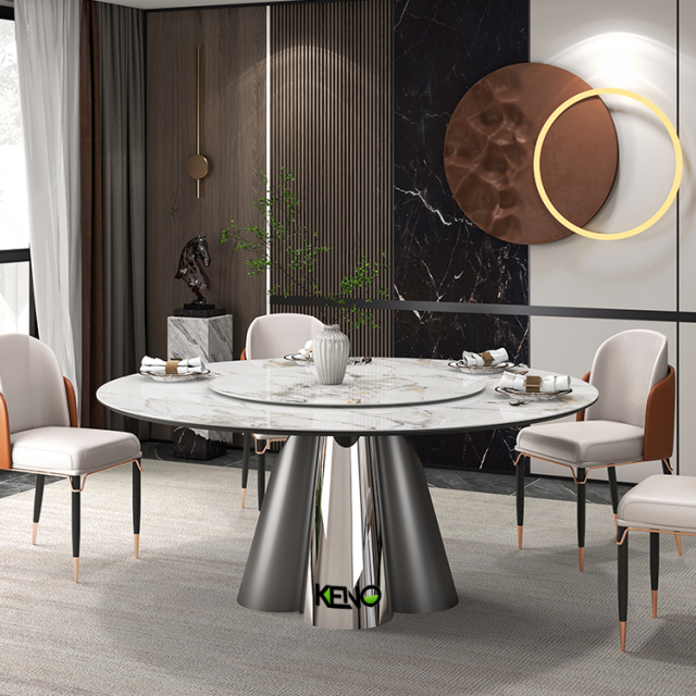 Modern Susan Lazy Dining Table for 8 or 10