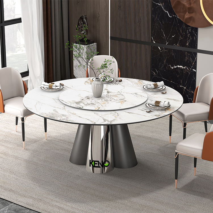 Modern Susan Lazy Dining Table for 8 or 10