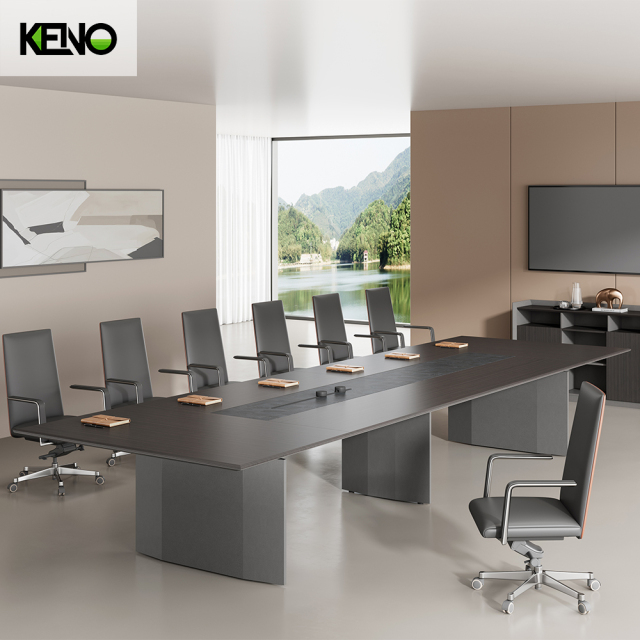 Büro-Besprechungstisch für 20 Personen, modernes Konferenztisch- und Stuhlset