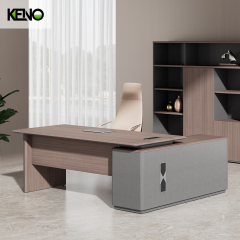 Table de bureau moderne Bureau exécutif Table d'ordinateur de bureau Mobilier de bureau Table d'ordinateur